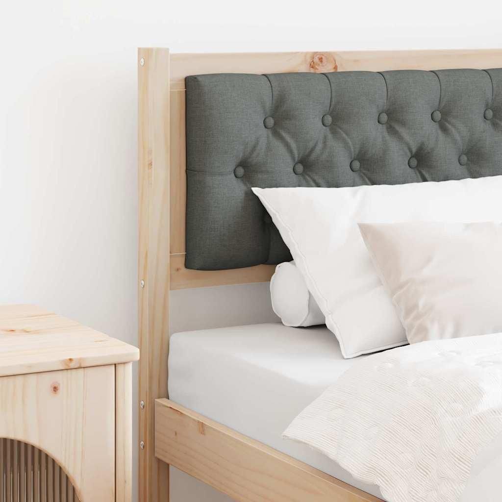 "Schlussverkauf" Kopfteil fürs Bett - mit stilvollem Design - Sonstiges Braun und Dunkelgrau 80 cm Massivholz Kiefer C10798