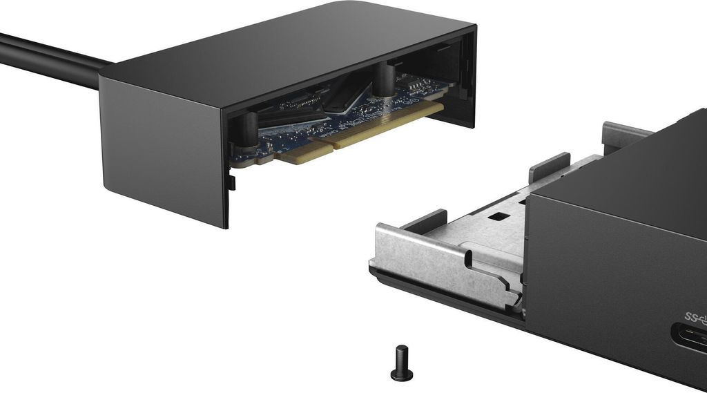 Dell WD19 - Kabelgebunden - USB 3.2 Gen 1 (3.1 Gen 1) Type-C - 2.0b - USB Typ-C - 10,100,1000 Mbit/s - Schwarz