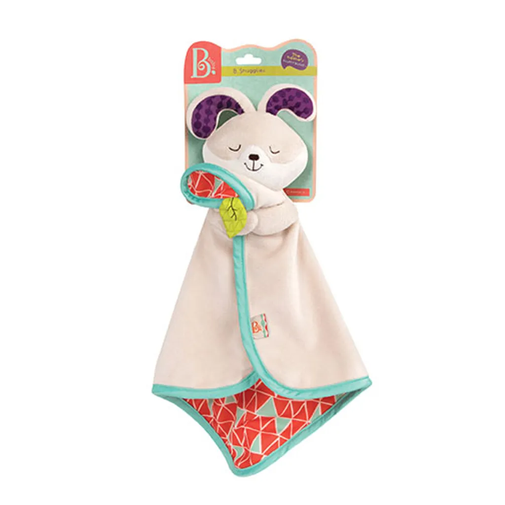 Couverture douillette lapin idéale pour berceau et siège auto bébé B.Toys
