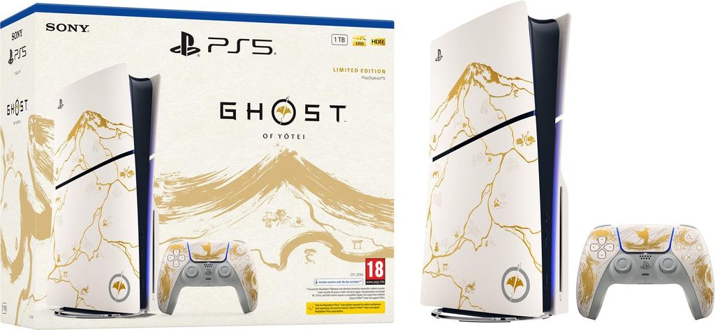 Sony PlayStation 5 Konsole - Ghost of Yotei Gold Limited Produktbild 