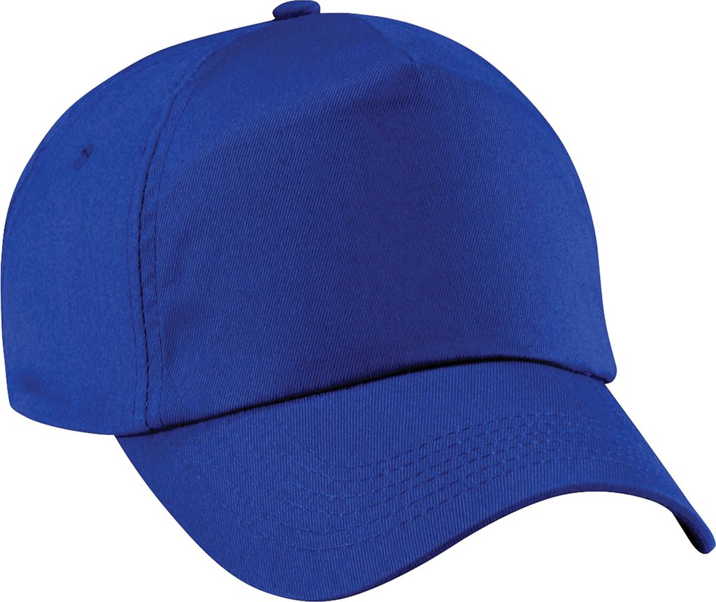 Beechfield Uni 5 Panel Baseballkappe Original RW201 (Einheitsgröße) (Königsblau)