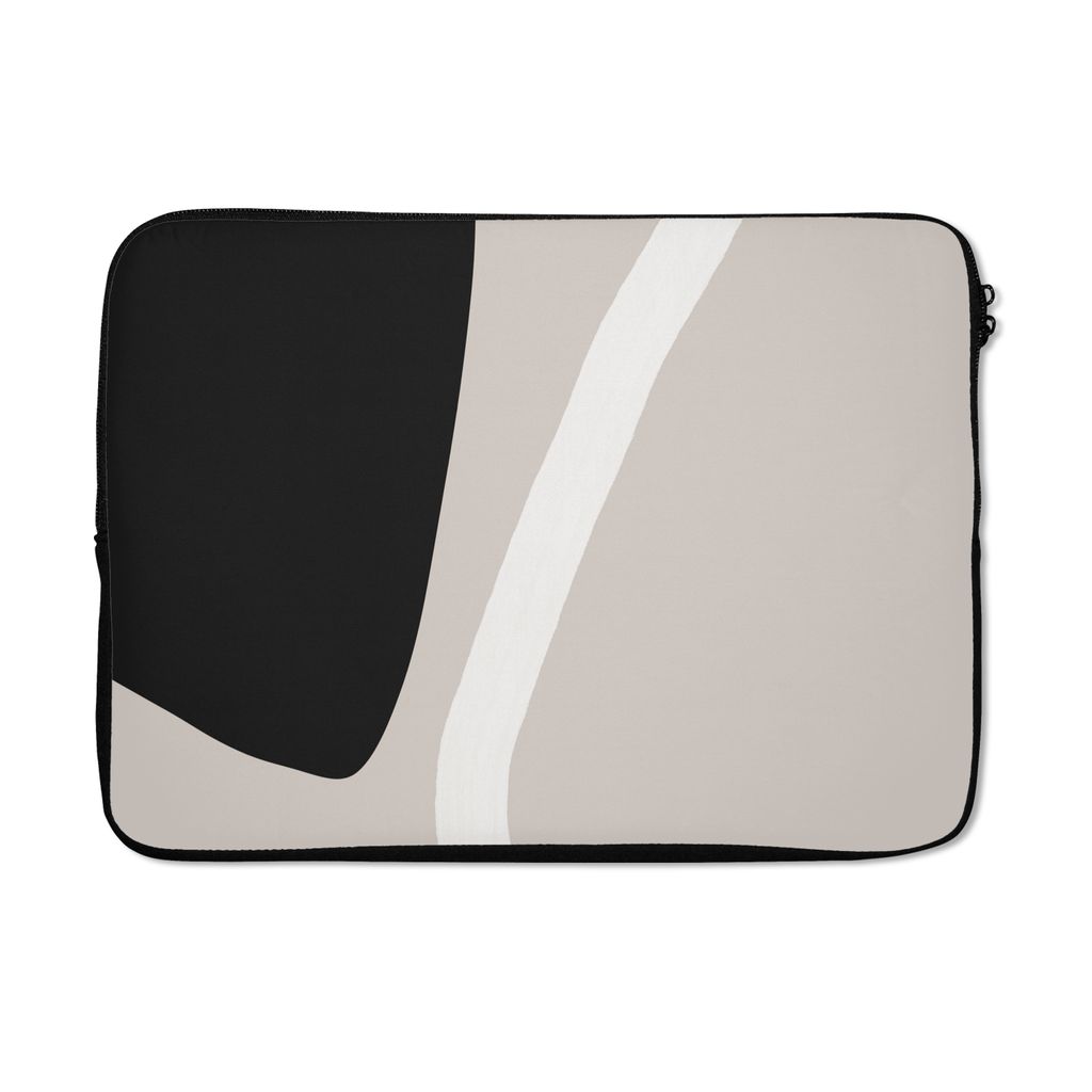 MuchoWow Laptop Hülle 13 Zoll Pastell - Minimalismus - Formen Laptoptasche - Laptophülle - Sleeve - Rundumschutz