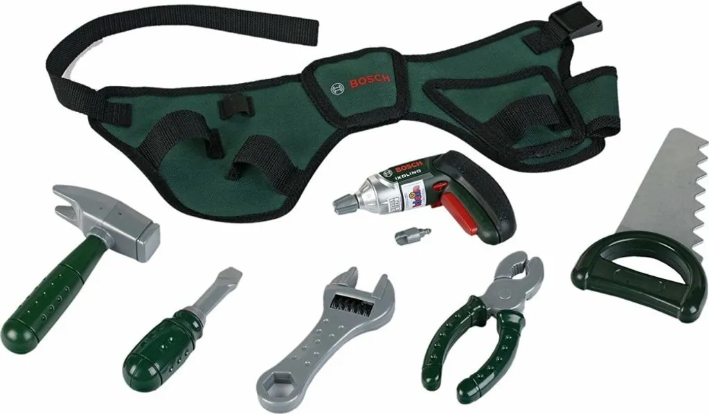 Panoplie de bricolage Bosch enfant avec ceinture et visseuse Ixolino