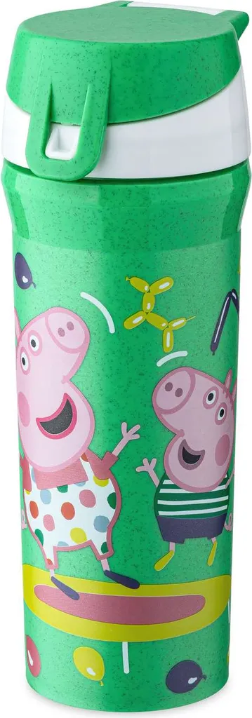 Gourde anti-fuite Peppa Pig Koziol 500 ml pour éviter les sacs mouillés