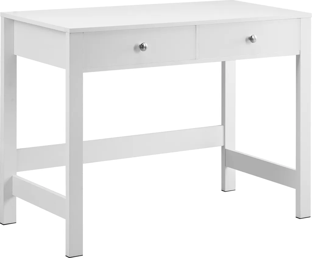 Petit bureau d'étude blanc pour enfant avec tiroirs spécial gain de place