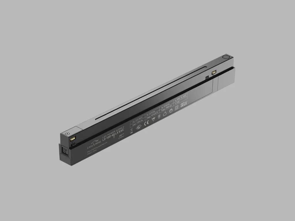Driver LED2 pour rail magnetique de salon MAG DRIVER II 100W noir