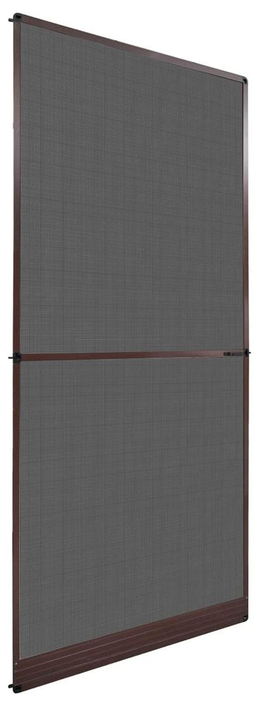 vidaXL Otočná síť proti hmyzu, hnědá a černá, 100 x 215 cm Obrázek produktu 