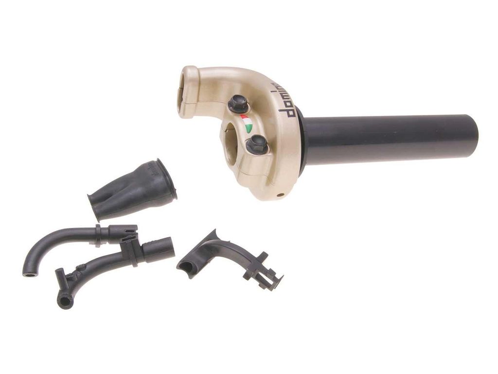 DOMINO MX Kurzhub-Gasgriff 4-Takter gold