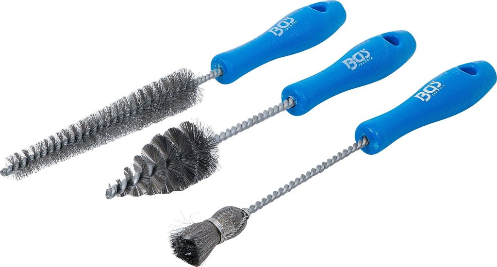 BGS 74575 Diesel-Einspritzdüsen-Reinigungsbürsten- Satz, 3-tlg.