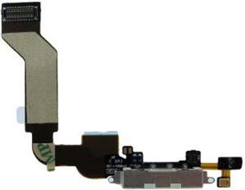 OEM Systemanschluss+Flexkabel für iPhone4s schwarz