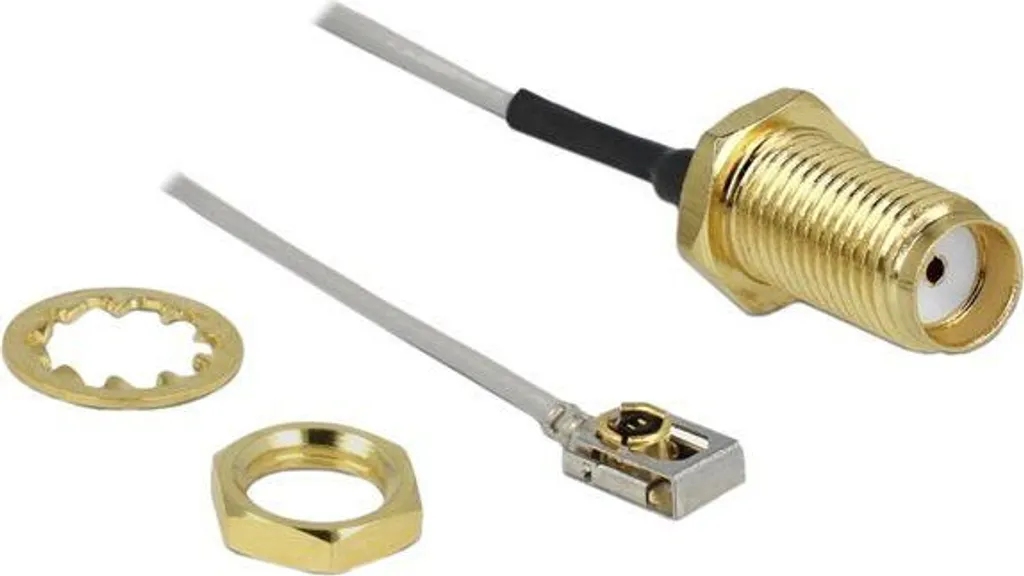 Câble d'antenne Delock SMA femelle vers I-PEX MHF pour montage encastré