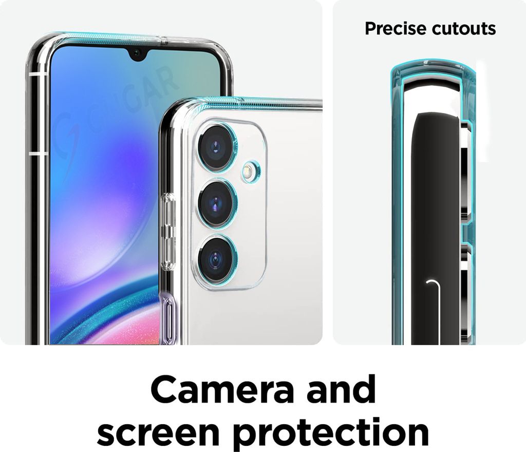 Für Samsung Galaxy A25 5G Silikon Transparent Hülle + Produktbild 3