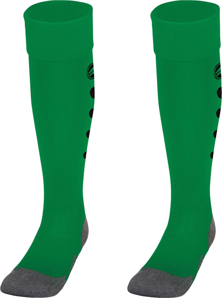 JAKO Unisex Stutzenstrumpf Roma, Farbe:sportgrün/schwarz, Größe:(39-42)