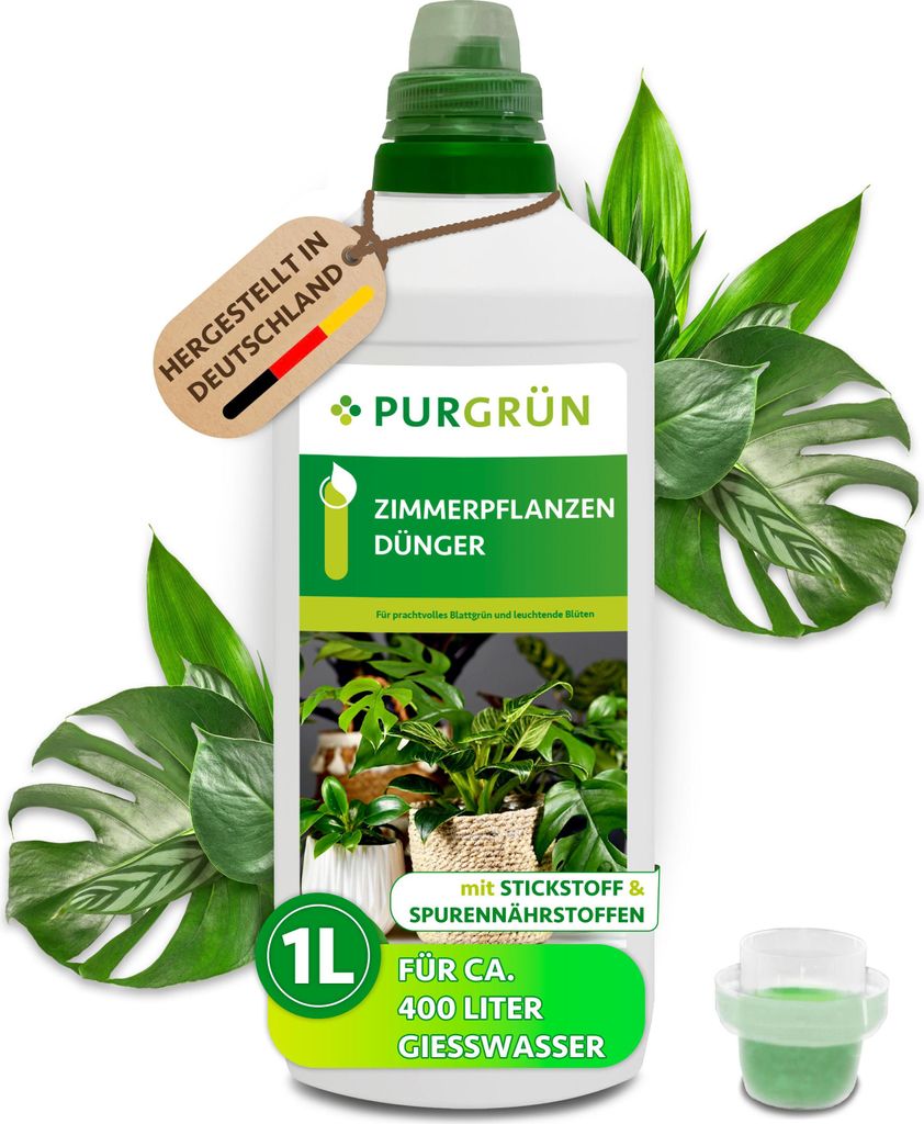Purgrün Zimmerpflanzen-Dünger 1 Liter,