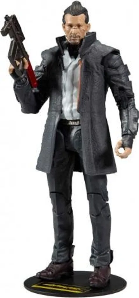 Figurine Takemura Cyberpunk 2077 17cm - Statuette Stable sans Encombrement - 6