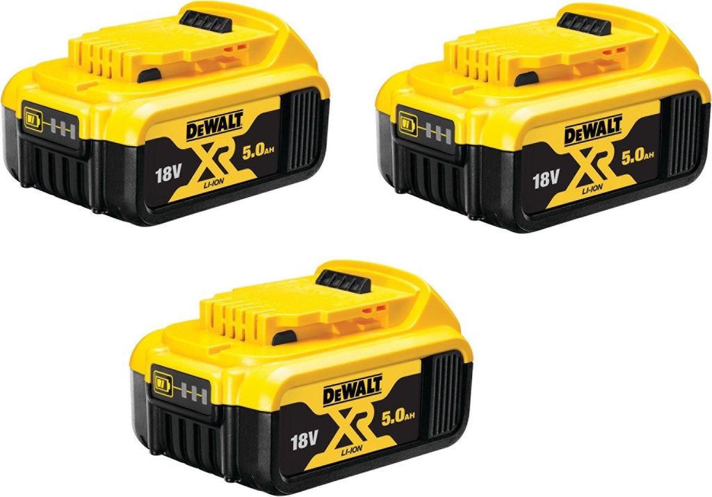 Kit de démarrage DeWALT 18V 3 batteries 5Ah DCB184P3 Image du produit 