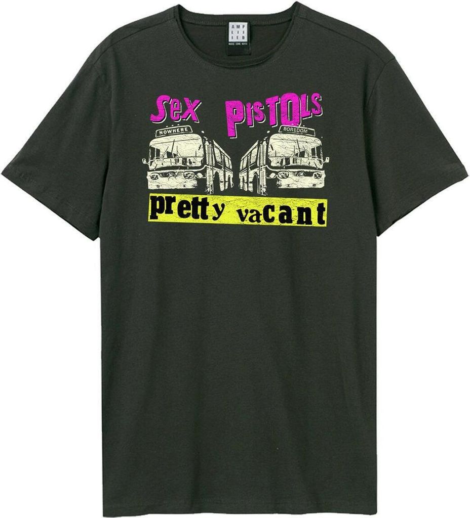 Amplified - "Pretty Vacant Again" T-Shirt für Herren/Damen Uni GD1595 (M) (Holzkohle)