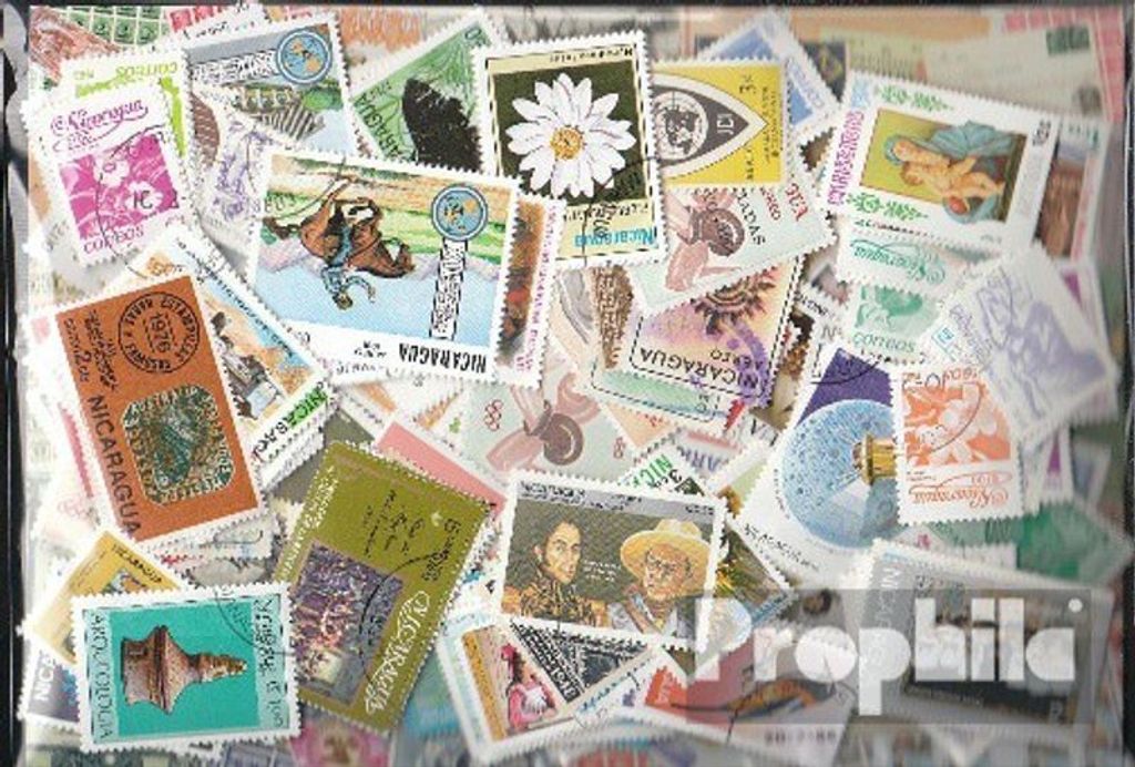 Briefmarken Nicaragua 400 verschiedene Marken