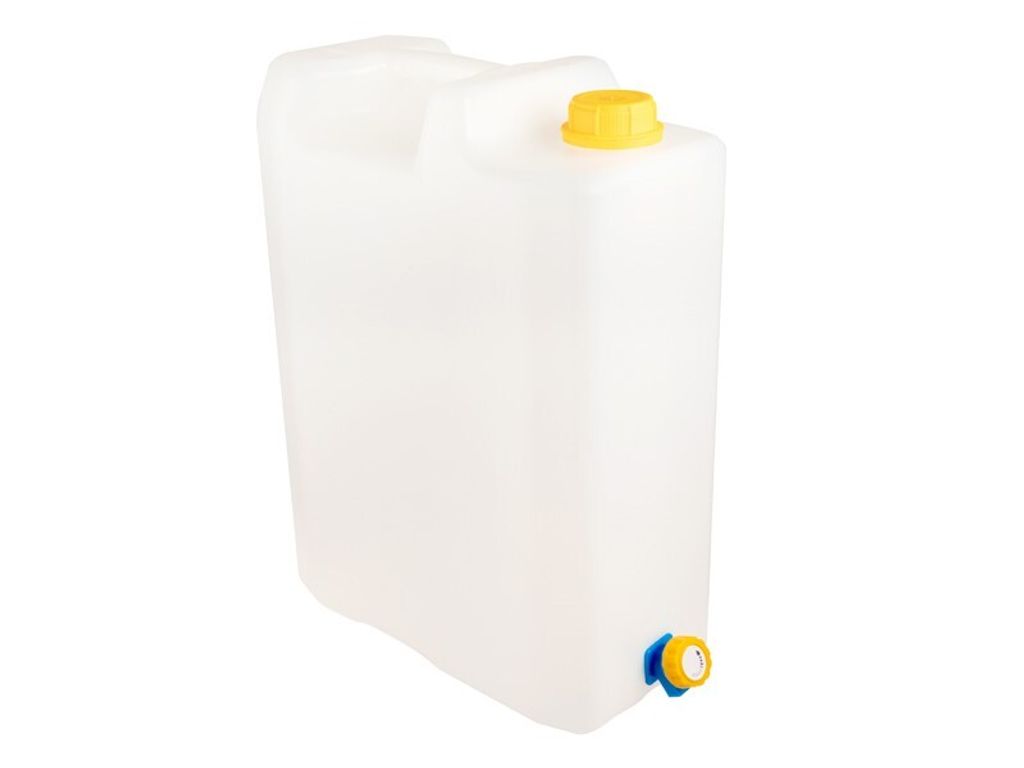 Wasserbehälter 20L mit Kunststoffventil, zugelassen für Produktbild 