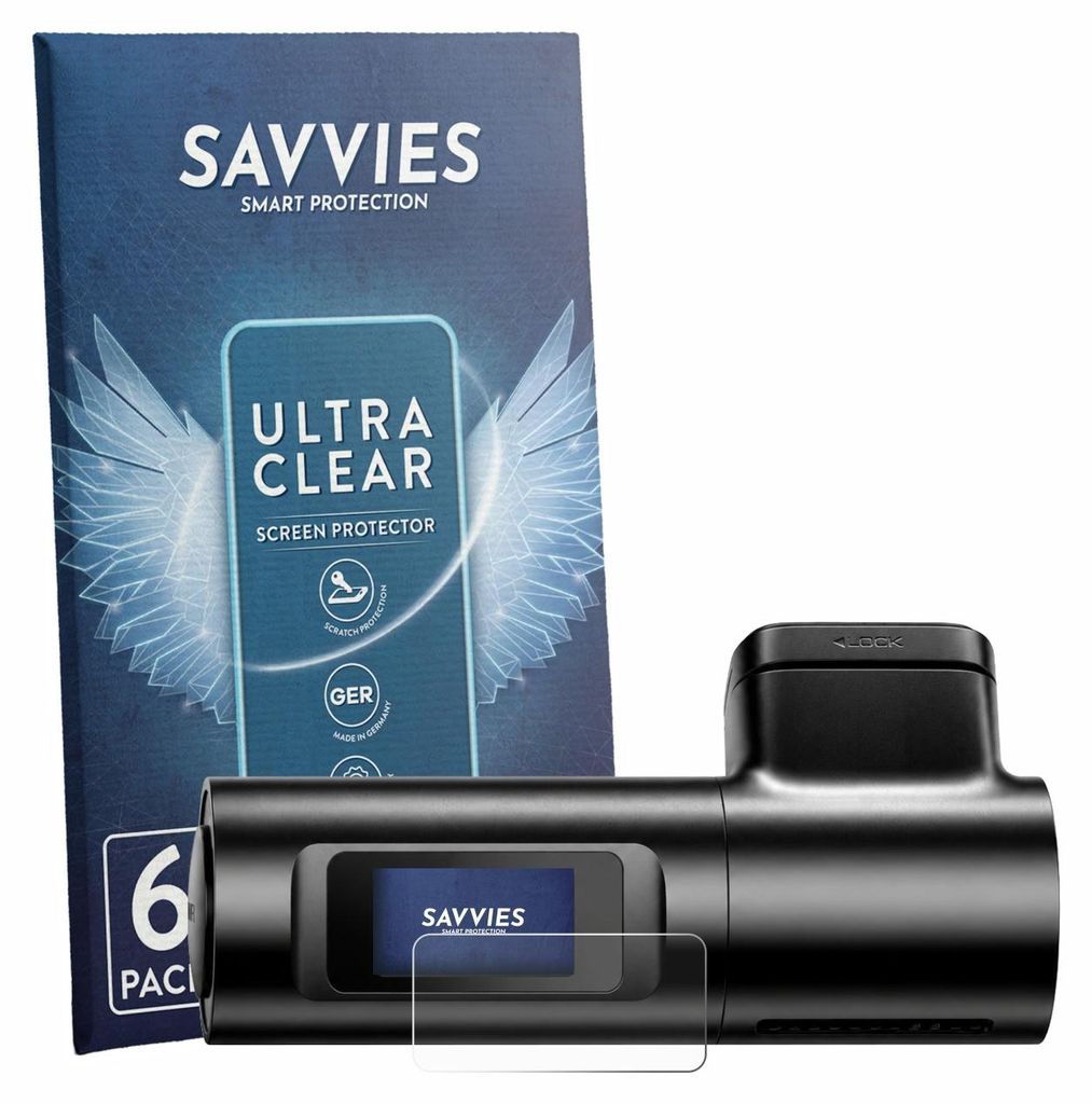 6x Für Azdome M330 Schutzfolie Savvies Displayschutz Display Schutz Folie Klar Transparent