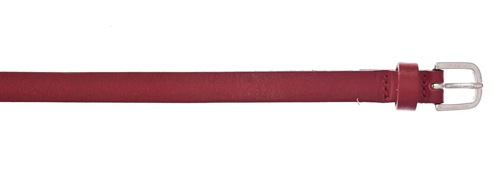 Cintura Sottile Vanzetti Neon Booster Rossa 15mm Pelle W110 in Offerta - 3