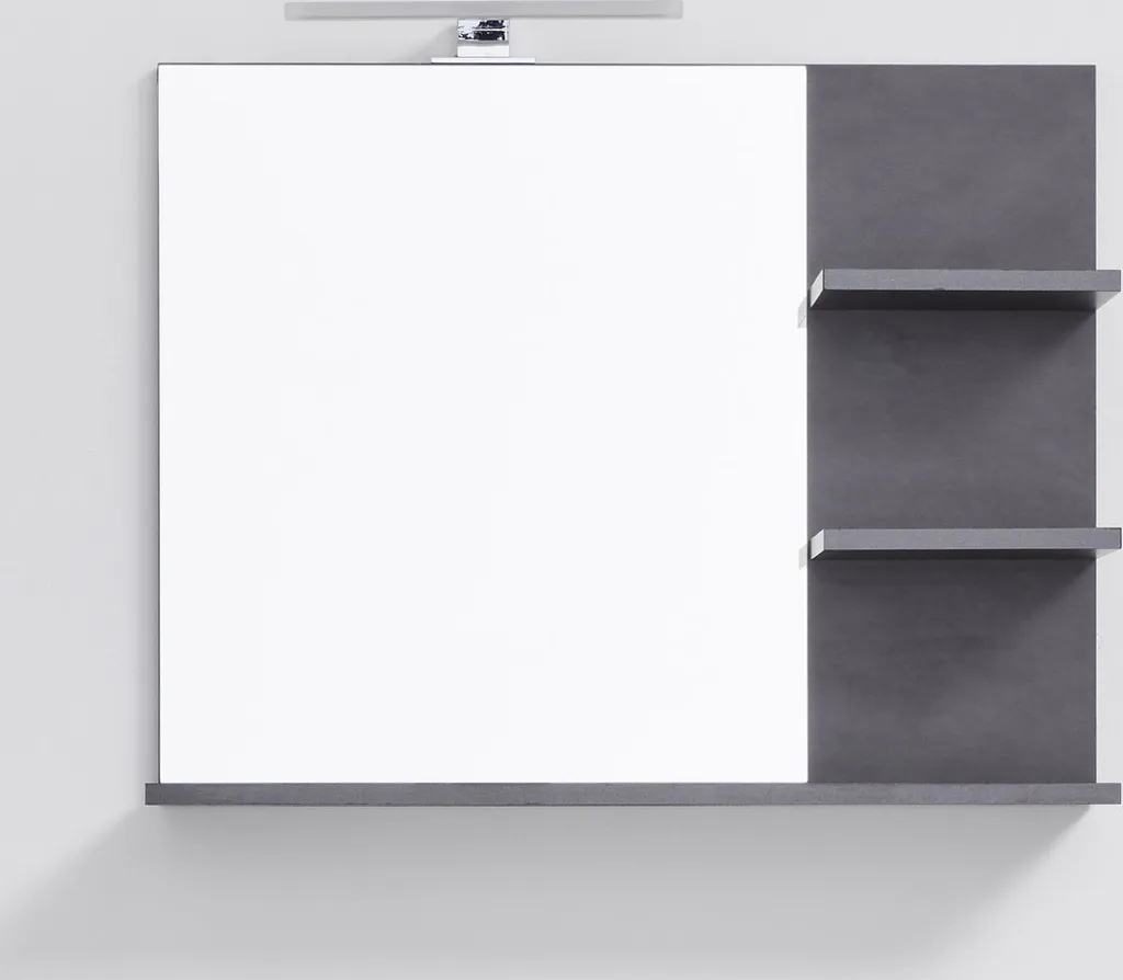Miroir CancunIndy imitation chêne, finition bois naturel et robuste