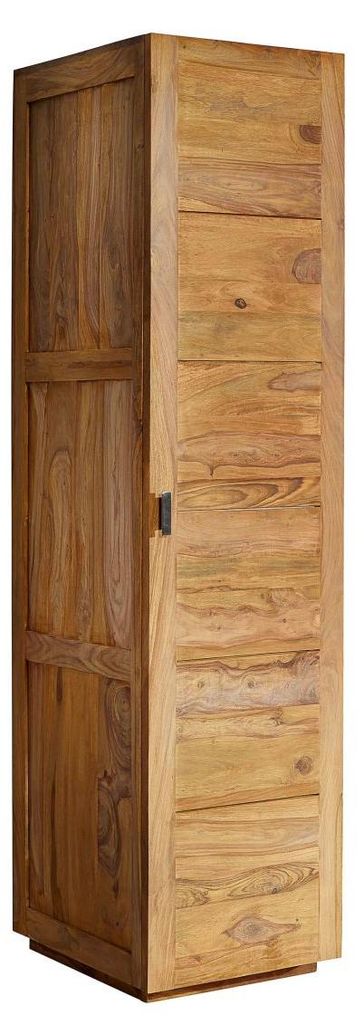 MASSIVMOEBEL24.DE Kleiderschrank Sheesham 48x61x200  braun Produktbild 