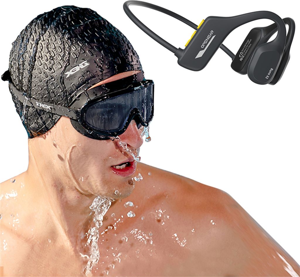 Schwimm kopfhörer, offenes Ohr, Knochenleitungs kopfhörer, Produktbild 
