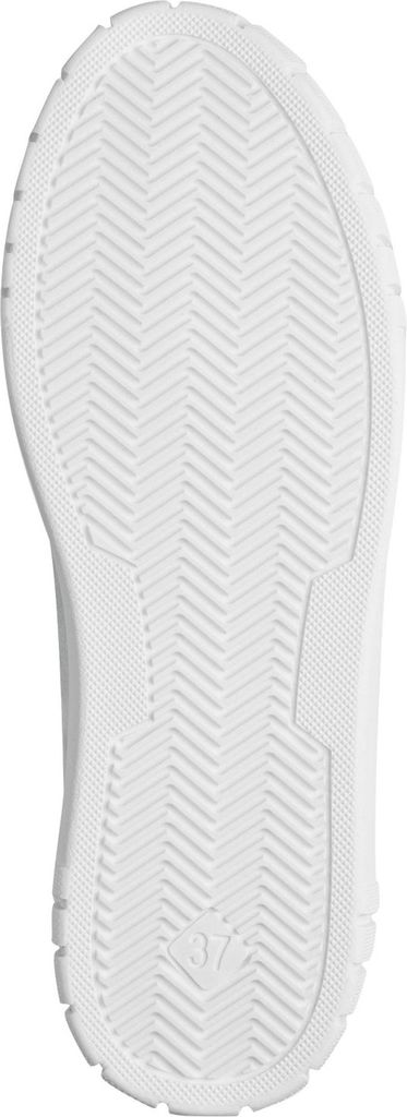 MARCO TOZZI Damen Sneaker mit Plateau und Metallic Glanz 2-23741-46, Größe:38 EU, Farbe:Silber