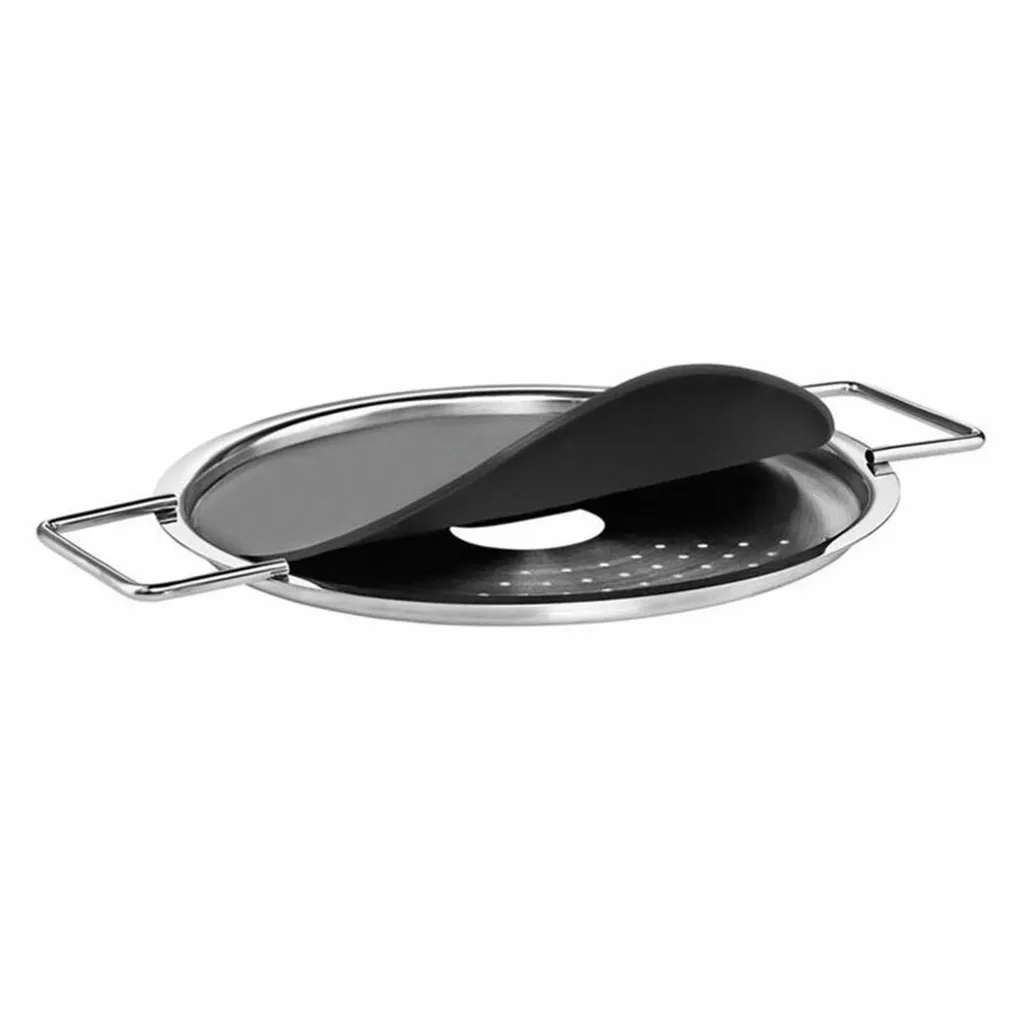 Coperchio Eva Solo 20 cm con Scolino Integrato Acciaio e Silicone