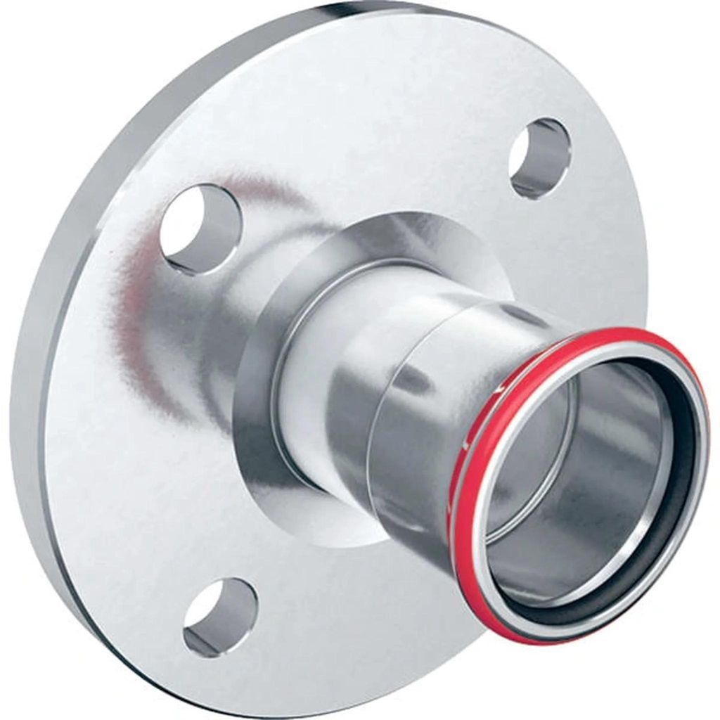 Geberit GE Mapress, C-Stahl Flansch, PN6, Pressmuffe, d88,9mm, verzinkt, 1 Stk.