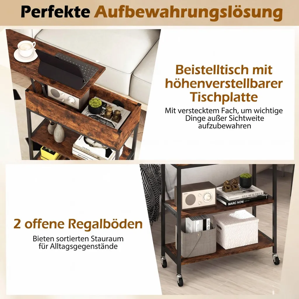 Petite table d'appoint avec rangement pour optimiser les petits salons - 7