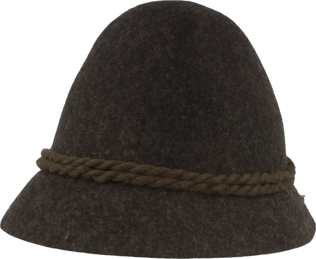 Originale Hut-Breiter Lederhosen Hat | Feltro di Lana Alta Qualità