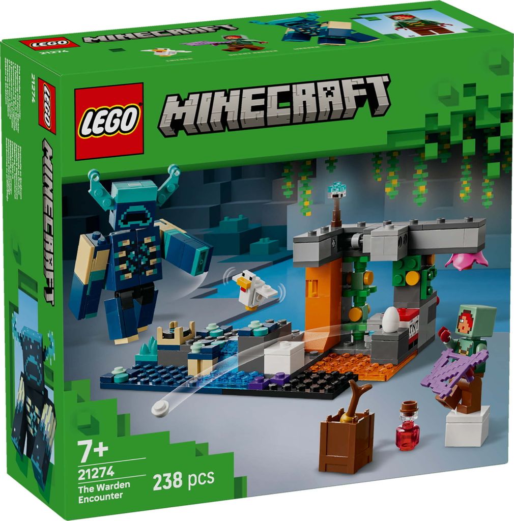 21274 Lego 21274 Minecraft Begegnung Mit Dem Wächter Produktbild 