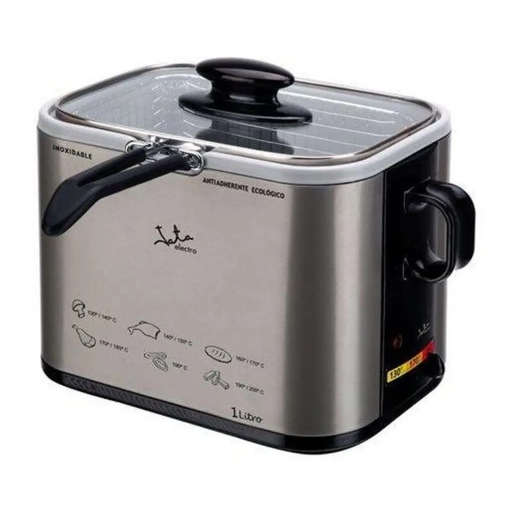 Friggitrice Compatta JATA FR326E 1000W - Design Inox per la Casa