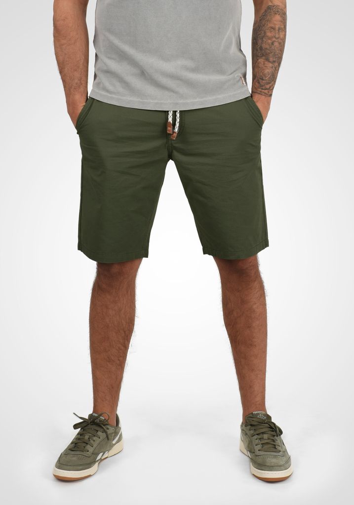BLEND BHRagna Herren Chino Shorts Bermuda Kurze Hose mit Kordel-Gürtel Gesäßtasche Eingrifftaschen 100% Baumwolle Regular fit
