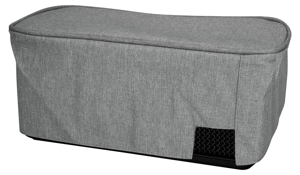 kwmobile Schutzhülle kompatibel mit Marshall Middleton Wireless Hülle - Staubhülle für Mini Lautsprecher - Speaker Cover in Grau