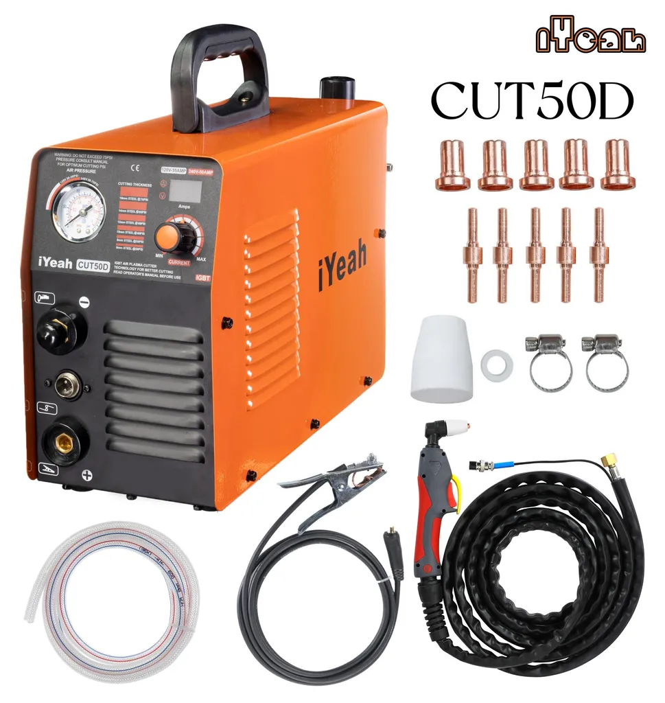 Découpeur plasma CUT50D coupe nette sans déformation