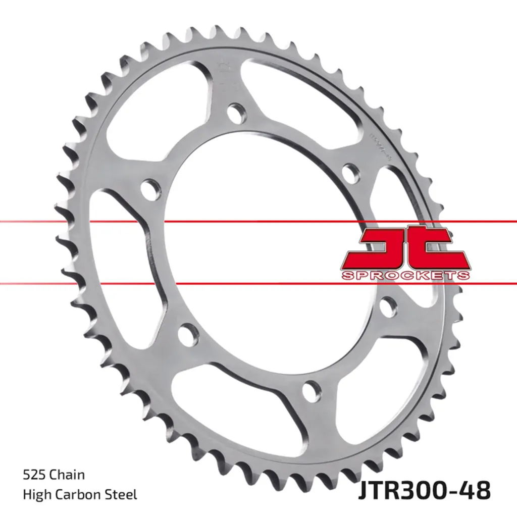 Couronne 48 Dents Pas 525 SI en Acier Renforcé Anti-Usure Moto