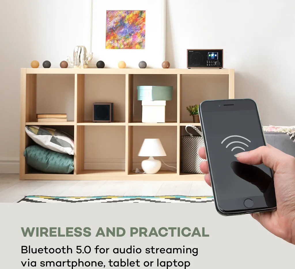 Radio Numérique DAB+ sans Interférences - Bluetooth et Batterie Incluse - 4