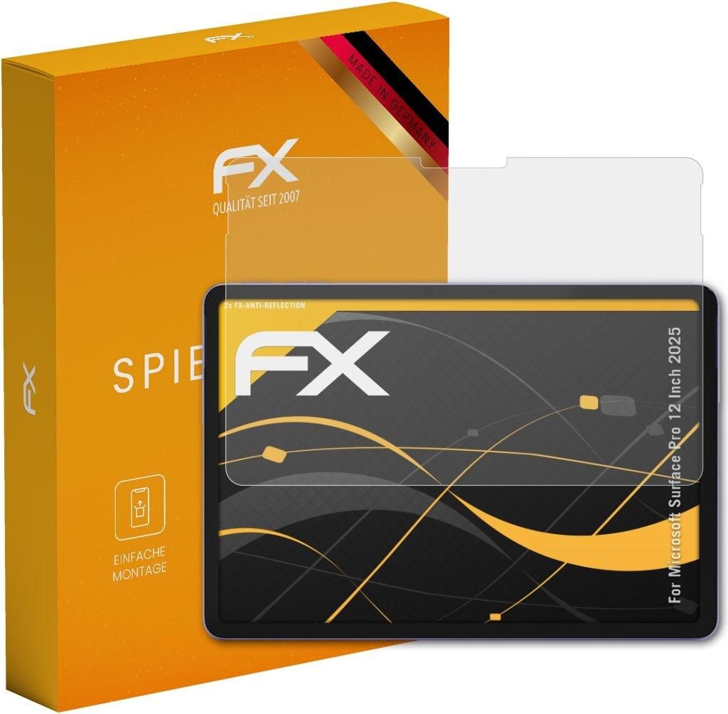 atFoliX FX-Antireflex 2x Schutzfolie kompatibel mit Microsoft Surface Pro 12 Inch (2025) Displayfolie