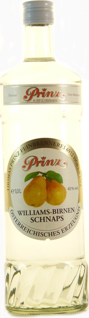 Prinz Williams-Birnen Schnaps Produktbild 