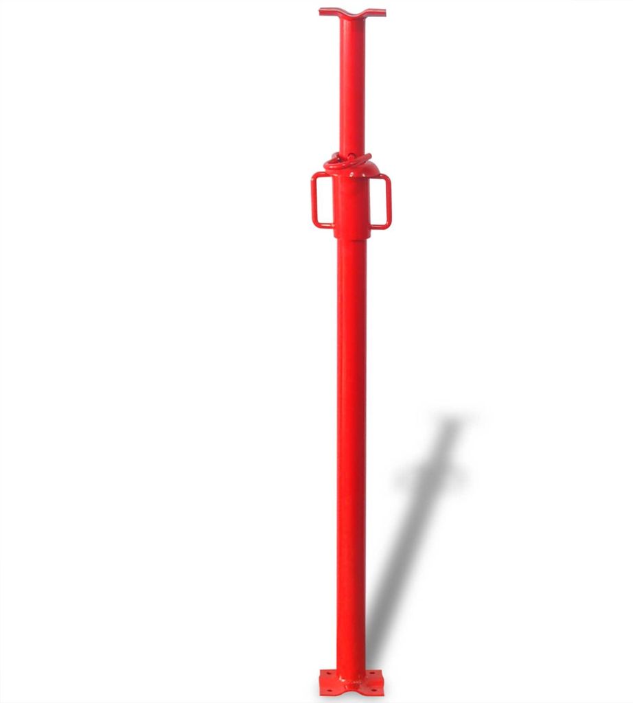 Acrow-Stütze Rot 180 x 12,5 x 12,5 cm