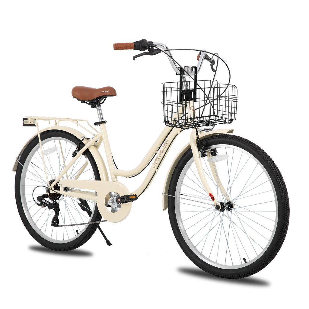 Hiland 26 Zoll 7 Gang Pendler Stadtfahrrad für Männer und Produktbild 