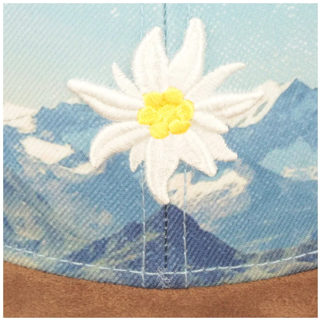 Casquette Edelweiss Bergliebe avec Imprimé Alpin et Finition Premium - 4