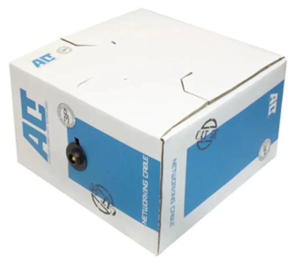 Câble Patch CAT5E U/UTP ACT EP358B Jaune - Bobine 305m multi-brins - 5