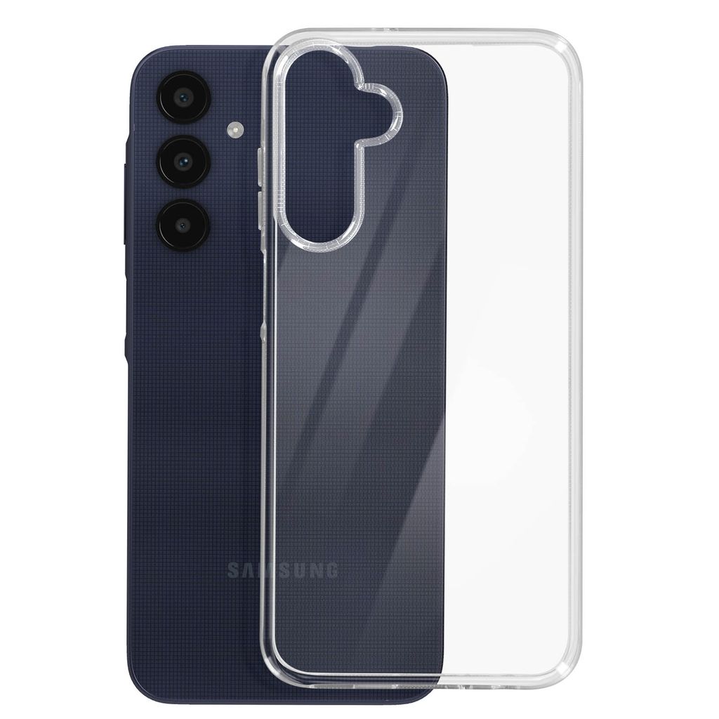 Mayaxess, Schutzhülle aus weichem Silikon für Samsung Galaxy A25, Transparent