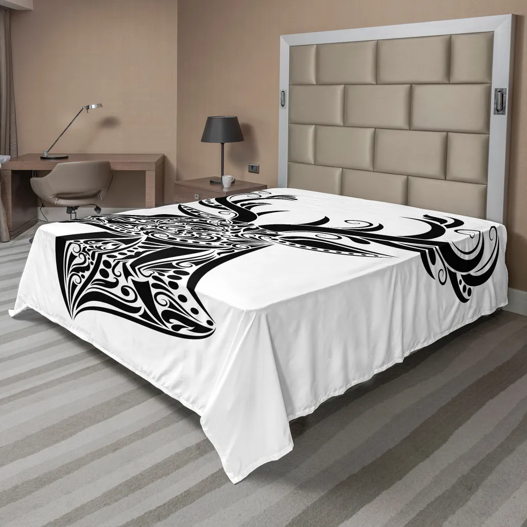 Drap de lit doux motif cerf 266x260 : fini le linge de lit ennuyeux