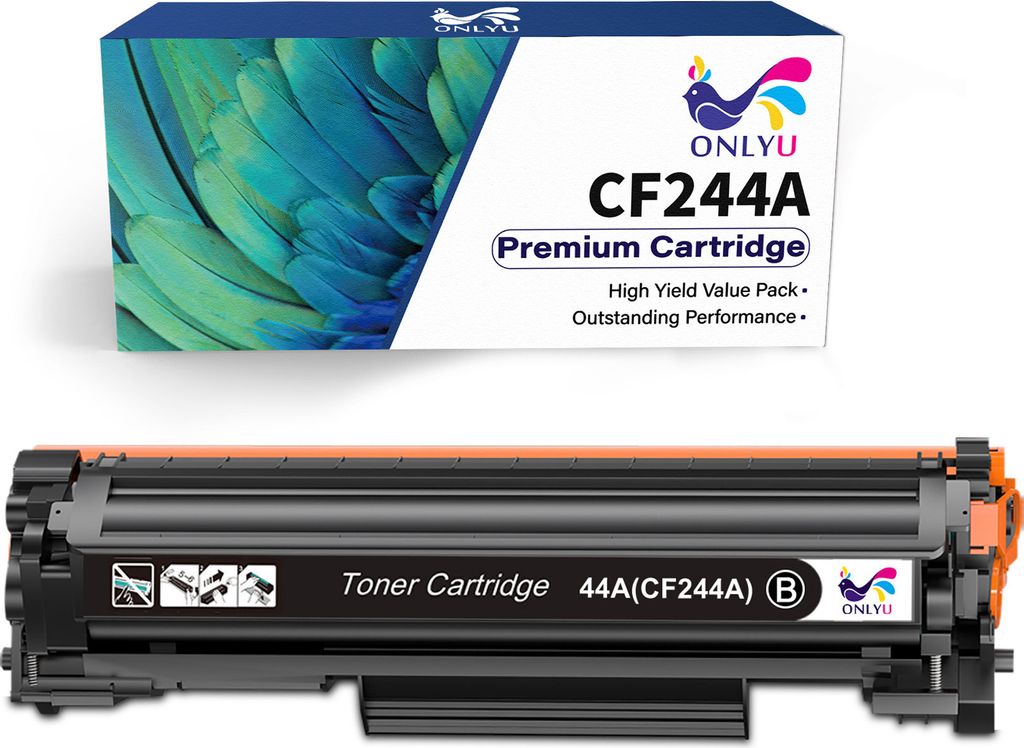 ONLYU 1.000 Seiten 1x Schwarz 44A/CF244A Toner Kompatibel für HP Laserjet Pro MFP M28a M28w M15w M15a