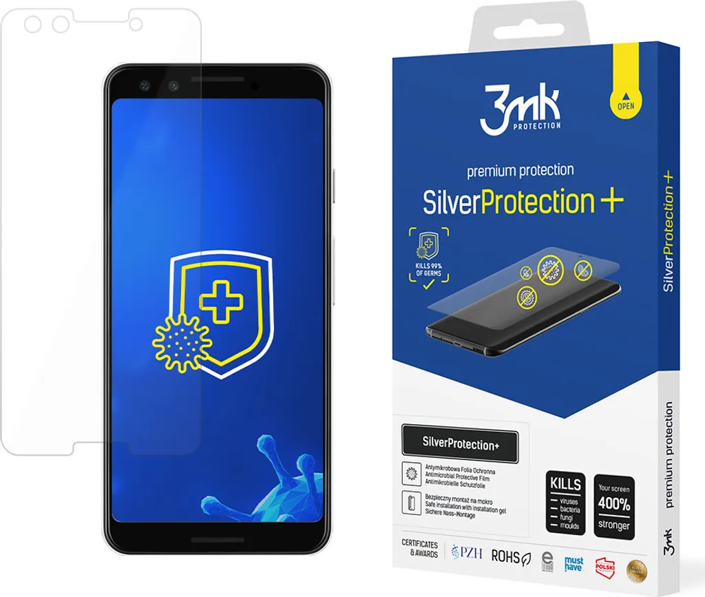 3mk SilverProtection+ Google Pixel 3 Pellicola Antibatterica - Acquista Ora